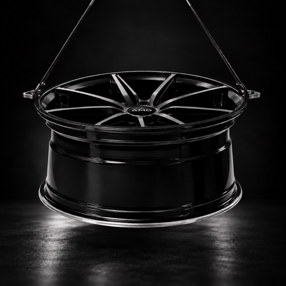 Premium Aluminum Rim Protectors Set Black