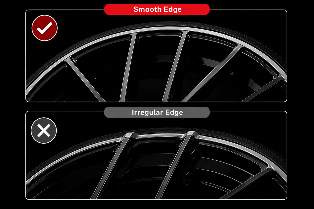 Premium Aluminum Rim Protectors Set Silver