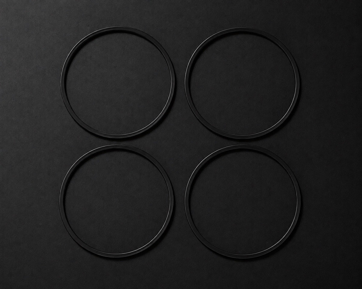 Premium Aluminum Rim Protectors Set Black