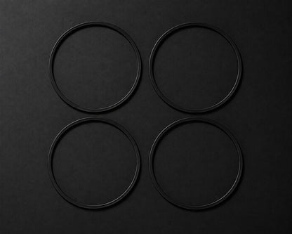 Premium Aluminum Rim Protectors Set Black