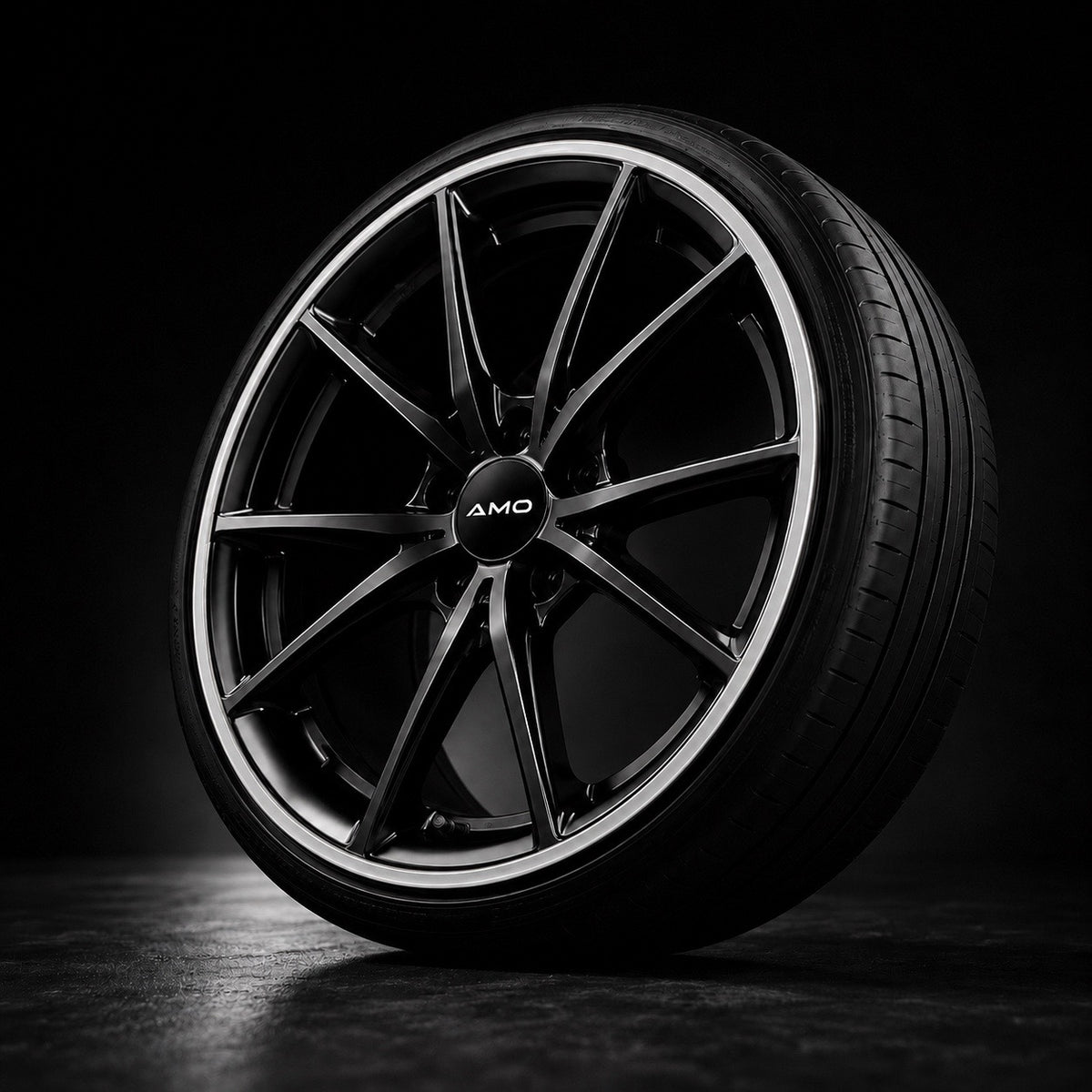 Premium Aluminum Rim Protectors Set Silver