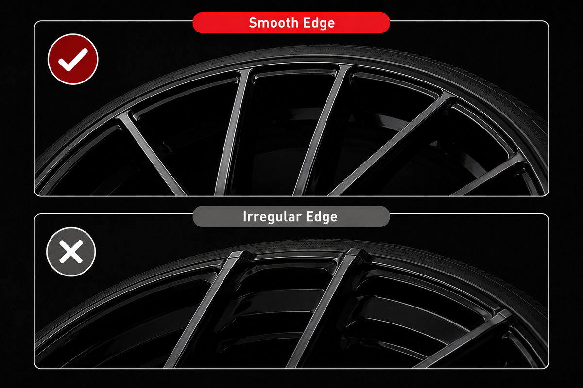 Premium Aluminum Rim Protectors Set Black